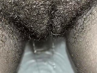 PornHub Video - Fetish Hairy Ebony Pussy Pissing